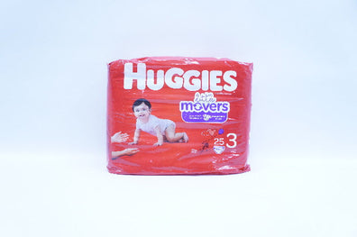 Huggies Little Movers Diapers Couches 3 16-28Ib - Box of 25